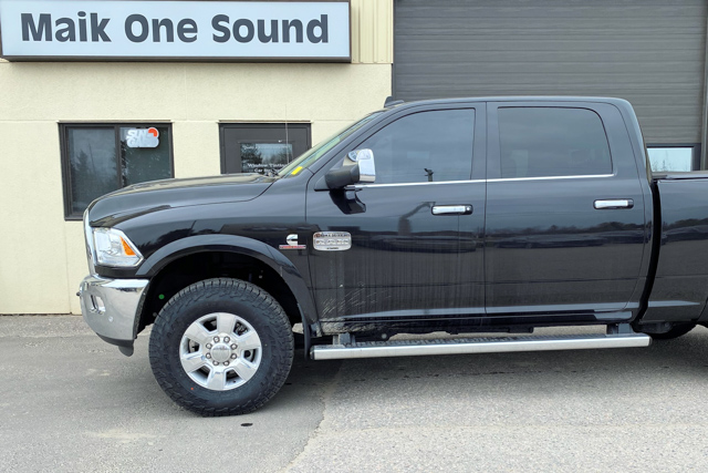 2018 RAM 2500 with professional window tint in North Bay